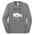 thumbnail image 2 of Wild Bobby,Daddy and Daughter Always Heart to Heart Daddys Girl Father Gift, Father's Day, Men Long Sleeve Shirt, Heather Grey, Small, 2 of 3