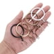 thumbnail image 4 of Uxcell 28 Pcs 1.5 pulgadas Anillos de Cortina de Metal Dorados con Ganchos de Pin para Sala de Estar, 4 of 4