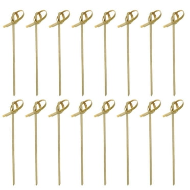 Disposable Fruit Stick Bamboo Cocktail Sticks Decorative Picks for Toothpick Toothpicks