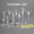thumbnail image 6 of Lisapack 14 Pcs Travel Containers for Toiletries Bottle (Max.100ml) Dispenser Kit, Travel Size Set for Liquid Cosmetic Airplane (Clear), 6 of 7