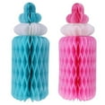 thumbnail image 2 of Honeycomb Ball Milk Bottle Shape Tissue Paper Ball Hanging Decor for Baby Shower, 2 of 8