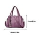 thumbnail image 2 of Bolsa de Mano de Gran Capacidad | Bolso de hombro de cuero blando | Bolso mensajero con correa ajustable | Diseño multifuncional | Compartimentos interiores múltiples | 11,8"x4,7"x7,8" | 1-Piece |, 2 of 4