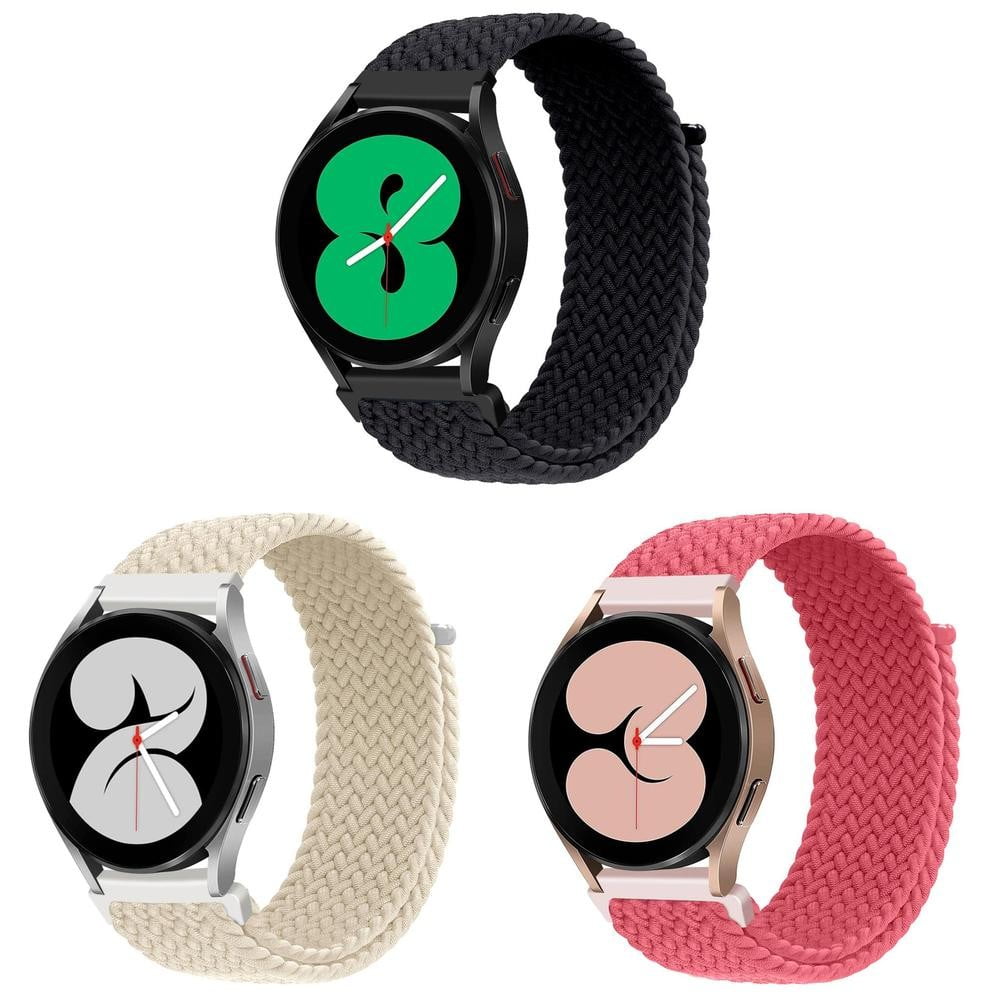 LEIXIUER 20mm 22mm Braided Bands for Samsung Galaxy Watch 4/5 Band