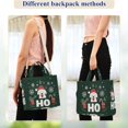 thumbnail image 4 of FORMRS Womens Corduroy Tote Bag Crossbody Shoulder Handbag with Pocket, Christmas Dog, 4 of 7