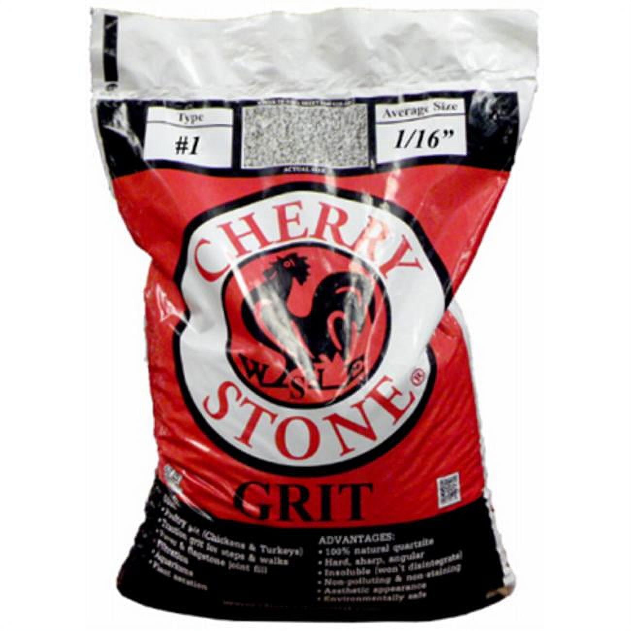 TCC Materials Cherry Stone Poultry Grit Feed, 50 lb. Bag