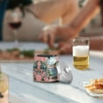 thumbnail image 5 of Yayeee Ashtray with Lid for Cigarette Smokeless Stainless Steel Home Ash Holder, Pink Boat, 5 of 7