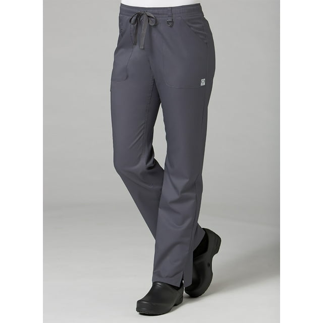 Maevn Women's Full Elastic Zipper Pocket Cargo Pant - 7308