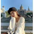 thumbnail image 4 of COCOpeaunt New Womens Hat French Artist Beret Cap Fashion Beret for Women Girls Soft Fashion Autumn Outdoor French Painter Berets, 4 of 6