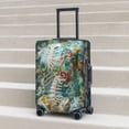 thumbnail image 2 of Lsque Vintage Print Island Skull Printed Luggage Cover, Travel Luggage Protector,Scratch and Dirt Resistant, Fits 18-32 Inch Luggage - Large, 2 of 9