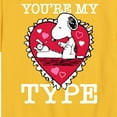 thumbnail image 3 of Peanuts - You're My Type - Toddler And Youth Short Sleeve Graphic T-Shirt, 3 of 6
