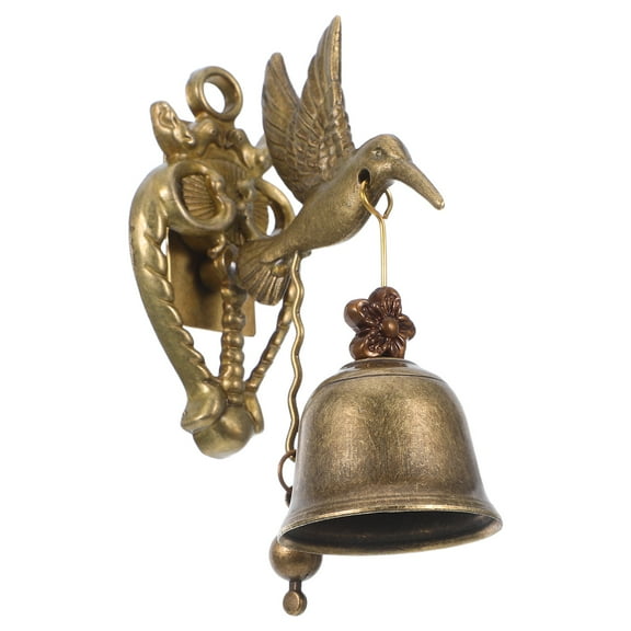 TABLZONE Vintage Metal Hanging Bells Door Chime for Wall, Entrance, Home Decor - 1 Set