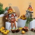 thumbnail image 4 of Guanhe Fall Decorations for Home Thanksgiving Straw Hats Doll, Long Leg Handmade Figurines Gift Harvest Indoor Front Porch Tabletop Decor Christmas Gifts, 4 of 6
