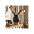 thumbnail image 2 of Decorative Terracotta Vase for Living Room Decor - Stylish Home Decor Accent for Bedroom, Office Spaces, or Table Centerpiece - Casual Flower Vase for Hallway Styling or House Decor - 11", Brown, 2 of 12