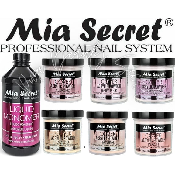 Mia Secret - Monomer 16 oz   COVER (Baby/Cool/Natural/Peach/Almond) - 4oz; 6pc