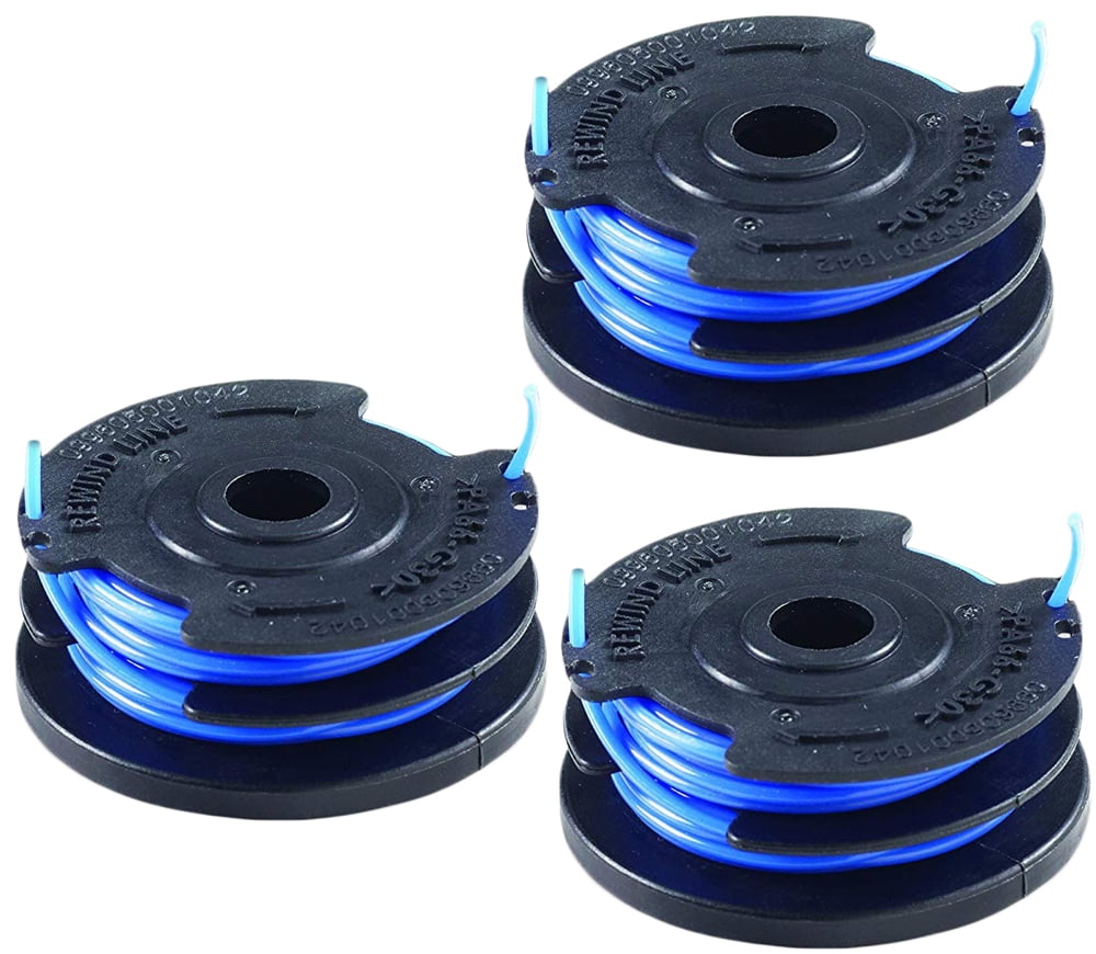 Toro 88528 3Pack Dual Line Replacement Spool for 48Volt Trimmer, 0.