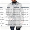 thumbnail image 6 of Rvwovn Men's Button Down Trench Coat Lapel Collar Relaxed Fit Casual Mid Length Outerwear with Pockets, 6 of 6