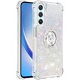 thumbnail image 3 of Case for Samsung Galaxy A25 5G, Galaxy A25 5G Case Girls Women Glitter Clear TPU Cute Bling Love Quicksand Sparkle Case with Stand Shockproof Liquid Case for Samsung Galaxy A25 5G Colorful YBZ, 3 of 14