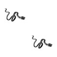 thumbnail image 3 of Jumpingount 1 clip de oreja con forma de animal de cobre, joyería de decoración unisex sin perforación, color negro negro 2piezas Jumpingount CBP154986, 3 of 6