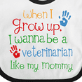 thumbnail image 4 of Inktastic Veterinarian Like Mommy Boys or Girls Baby Bib, 4 of 4