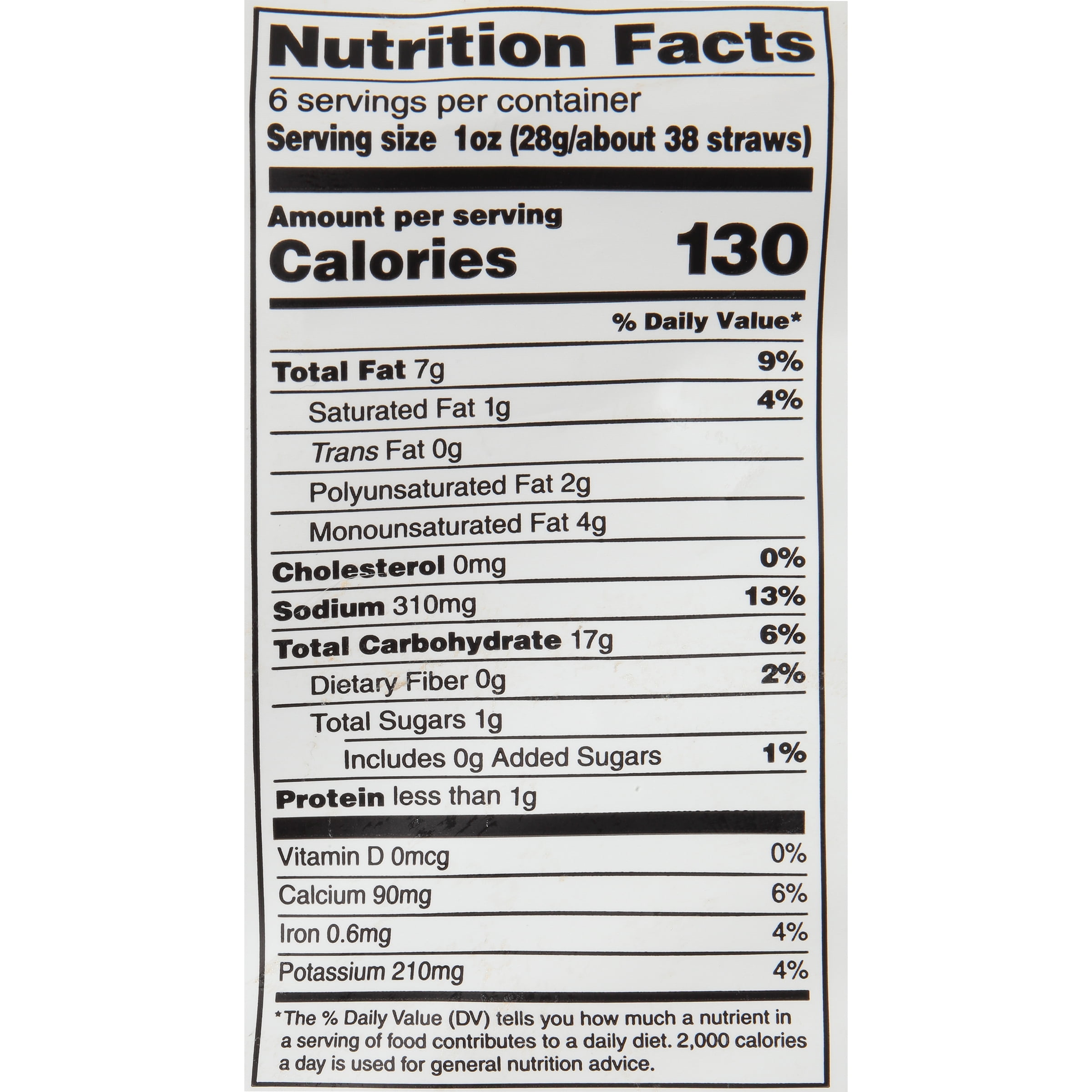 Veggie Straws Nutrition Information Besto Blog