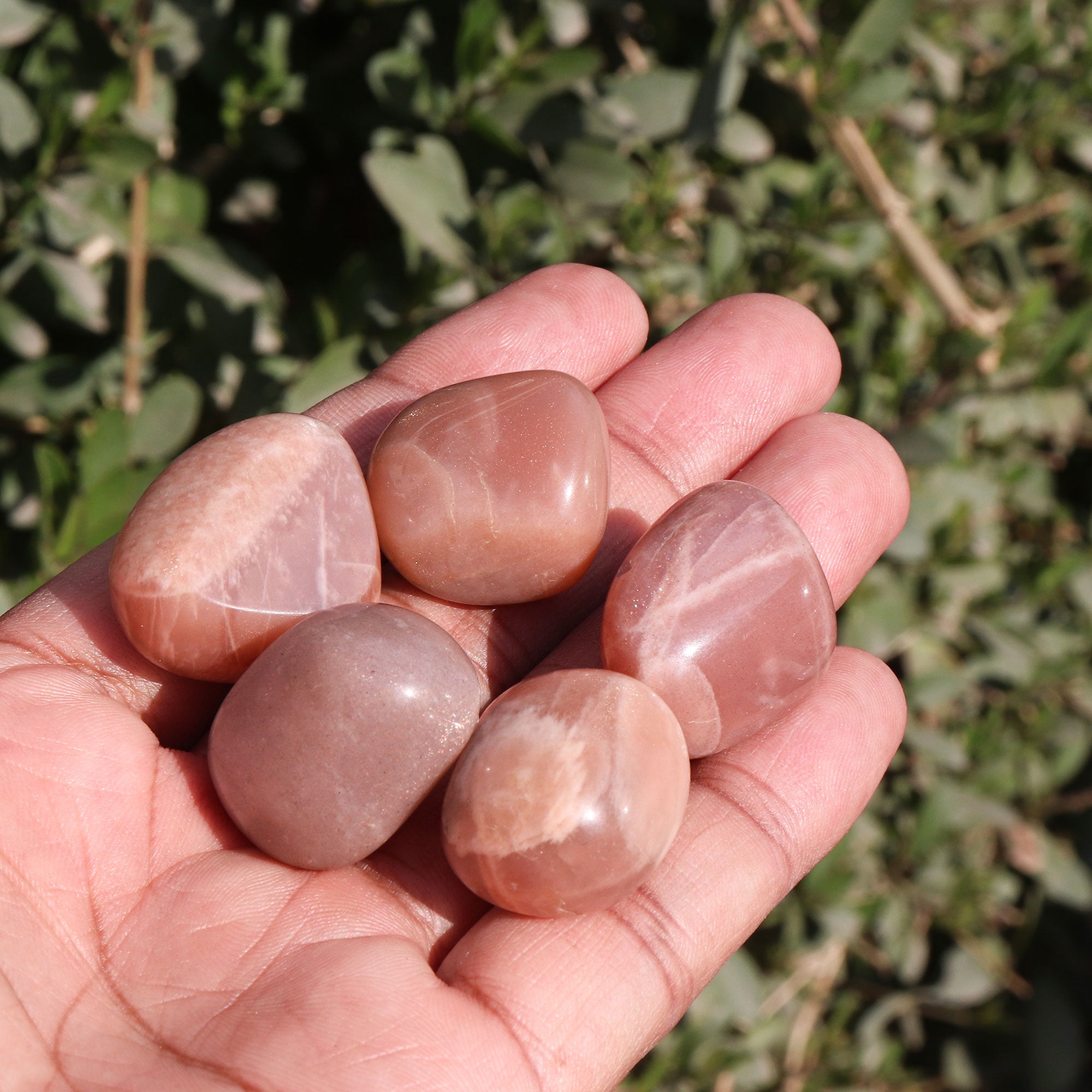 1pc natural rough pink moonstone crystal gemstone rock love healing women gift 