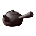 thumbnail image 5 of TISHITA Ceramic Teapot Milk Warmer Chinese Traditional Teapot Tea Maker Kettle for Boiling Hot Water for Outdoor Household Restaurant Black 500ml, 5 of 8