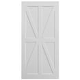 30" x 80" Star Style Wood Primed Standard Barn Door Slab, DIY