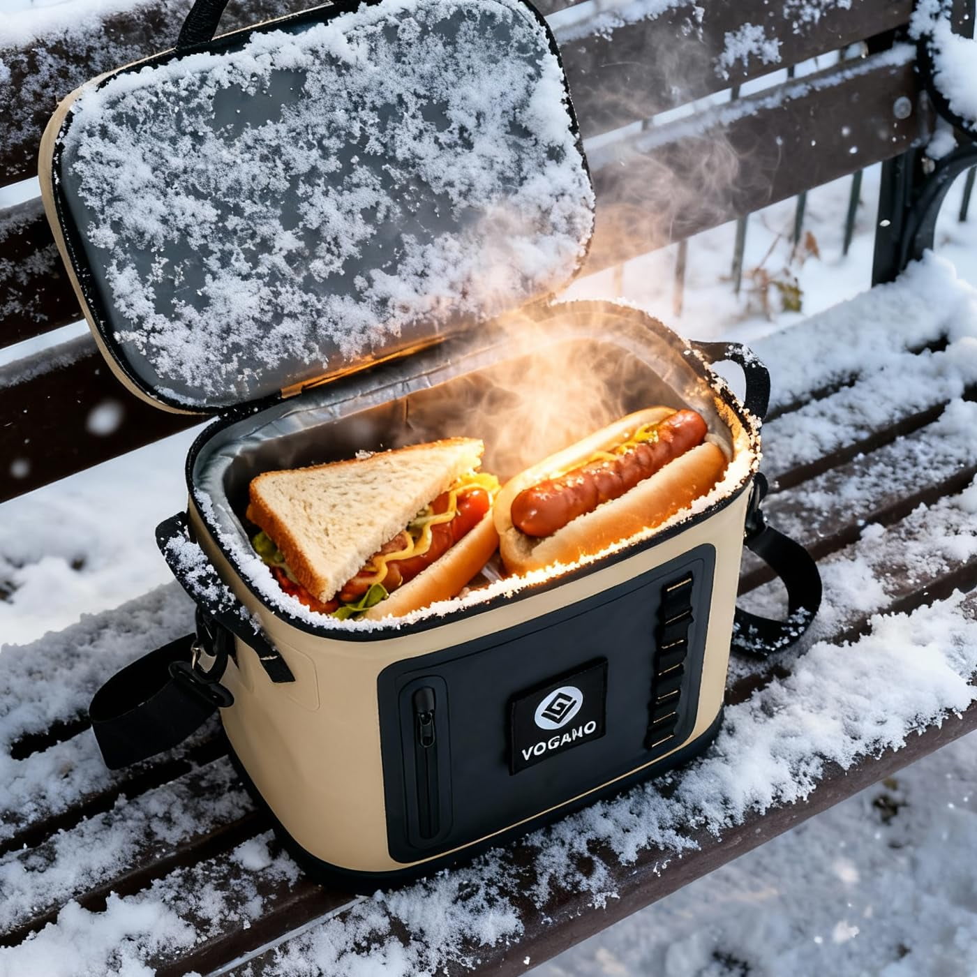 28 Can Soft Cooler, Insulated Leak-Proof with Waterproof Zipper, Portable Ice Chest for Camping, Beach, Travel, Picnic, Fishing