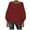 Wine#P, variant on HAPIMO Sweaters for Women Lantern Sleeve Crewneck Crochet Knitwear Solid Color Casual Loose Jumper Pullover Womens Bat Sweaters Fall Fashion Black XXXXL