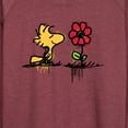 thumbnail image 3 of Peanuts - Woodstock Rose - Women's Lightweight French Terry Long Sleeve Shirt, 3 of 6