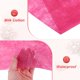 thumbnail image 2 of Uxcell 38 Hojas de Papel de Envoltura de Flores de Algodón Coreano con Cinta, 23" Algodón de Leche Impermeable para Ramos/Empaquetado de Regalos [Rosa Fucsia], 2 of 6
