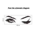 thumbnail image 3 of Autocollant Mural Beauté Citation Autocollant Mode Cils Femmes Autocollant Mural Yeux, 3 of 8