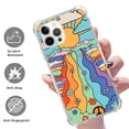 thumbnail image 2 of Hippie Rainbow Sun Case for iPhone 11 Pro Max,Aesthetic Art Design TPU Shock-proof Cover Case, 2 of 6
