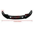 thumbnail image 3 of NINTE Front Bumper Lip for 2021-22 BMW 4 Series G26 M440i M Sport Gloss Black 1PCS, 3 of 8
