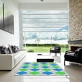 thumbnail image 6 of Ahgly Company Indoor Rectangle Patterned Pale Green Novelty Area Rugs, 5' x 7', 6 of 6