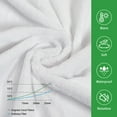 thumbnail image 2 of Gogreen 100% Waterproof Warm Coral Fleece Mattress Protector Full Size, Breathable Soft, Fitted Style with Stretchable Pockets Mattress Cover for Bed (White, Full 54"x75"), 2 of 8