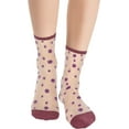 thumbnail image 4 of PTSPLLMY Sox Womens Girls Sheer Socks Mesh Lace Crew Socks Transparent See Through Ultra Thin Silk Nylon Dress Socks, 4 of 8