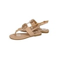 thumbnail image 4 of New Women DbDk Lisabel-1 Leatherette Slingback T-Strap Thong Sandal Sz, 4 of 5