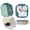 Emerald Forest, variant on b.box Mini Lunch Box, 4.25 Cup Leak Proof Bento Box for Kids Ages 3+, 3 Compartment Snack Containers, School Lunch Container, Dishwasher Safe, BPA-Free - Ocean Breeze