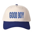 thumbnail image 4 of VERGIAC GOOD BOY Letter Embroidered Trucker Hat, Unisex Adjustable Snapback Mesh Cap for Daily Travel Outdoor Casual Wear, 4 of 10