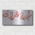 thumbnail image 3 of Luxe Metal Art 'Gracefully Pink VIII' by Lisa Audit, Metal Wall Art, 24"x12", 3 of 10