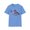 Carolina Blue, variant on Chopper Helicopter Graphic Unisex Cotton Softstyle Short Sleeve Tee 10