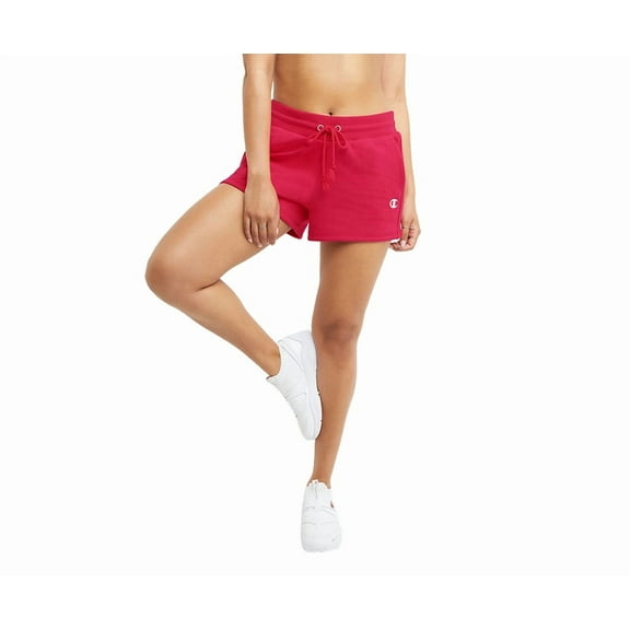 Champion Reverse Weave Womens Active Shorts Size L, Color: Pink Berry