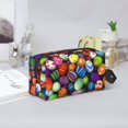 thumbnail image 6 of Uemuo Easter Eggs2 Pattern Portable Toiletry Bags with Handle, Waterproof travel Make up Bags for Women, Large Capacity Travel Cosmetic Bags, 6 of 9