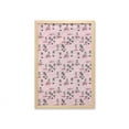 thumbnail image 1 of Hawaii Wall Art with Frame, Summer Pattern with Palms Rocky Beach and Hibiscus Flora, Printed Fabric Poster for Bathroom Living Room, 23" x 35", Rose Dark Salmon, by Ambesonne, 1 of 2