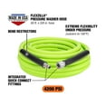 thumbnail image 2 of Flexzilla Pressure Washer Hose, 3/8 in. x 50 ft., 4200 PSI, Integrated Quick Connect Fittings, ZillaGreen, 2 of 7