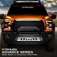 thumbnail image 2 of Stehlen 714937183704 Advance Series Bull Bar - Matte Black / Brush Aluminum Skid Plate For 2002-2005 Dodge Ram 1500 / 2006-2008 1500 Mega ( Extended Crew ) Cab / 2003-2009 2500 3500, 2 of 6