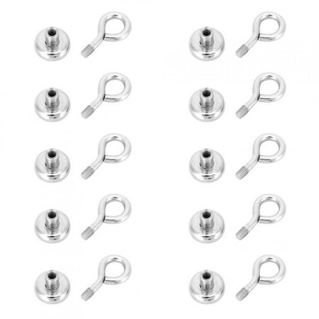 

10Pcs Magnetic Hook Super Powerful Strong Permanent Magnets Office Family Supply F16