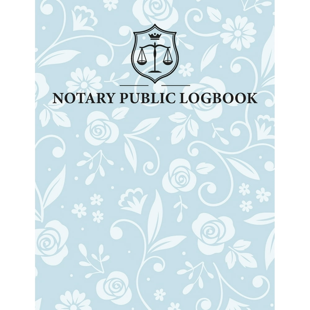 Notary Public Logbook Official Notary Records Journal Public Notary