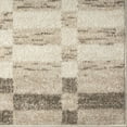 thumbnail image 5 of Luxe Weavers Checkered Geometric Beige 2x8 Area Rug, Indoor Carpet, 5 of 8